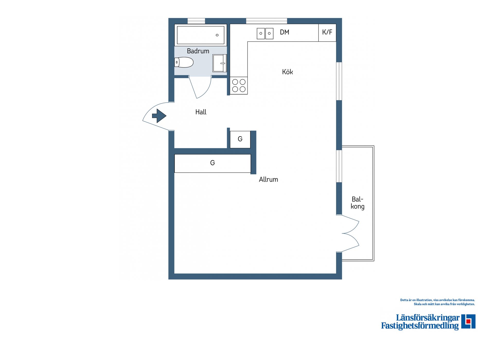 Bostadsrätt, Sågvägen 1A, Centralt, Falun