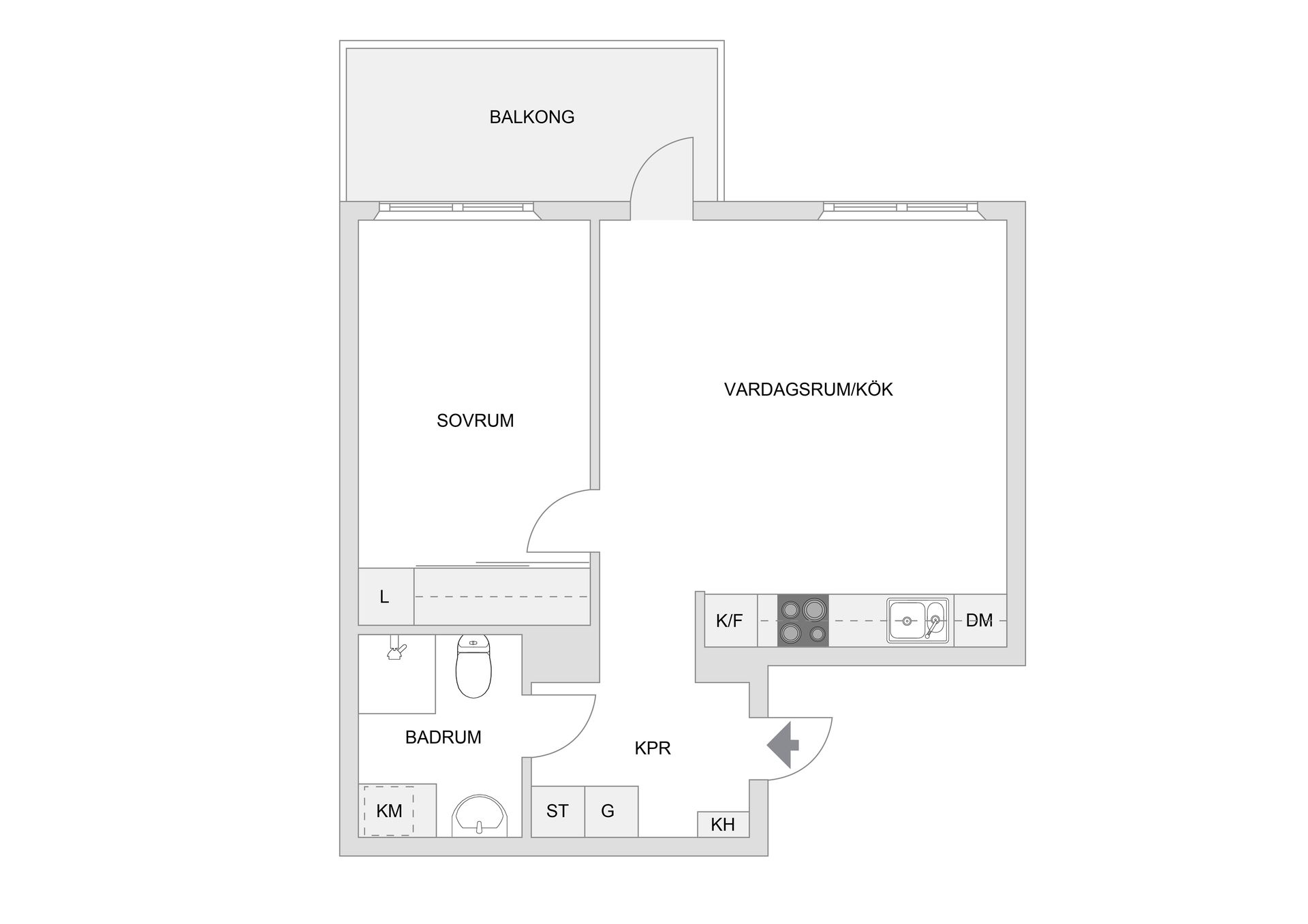 Bostadsrätt, Mäldgränd 1, Jakobsberg - Söderdalen, Järfälla