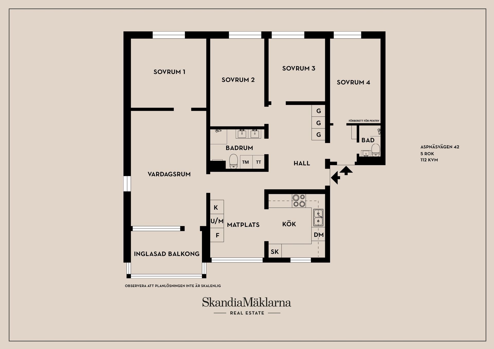 Bostadsrätt, Aspnäsvägen 42, Jakobsberg, Järfälla