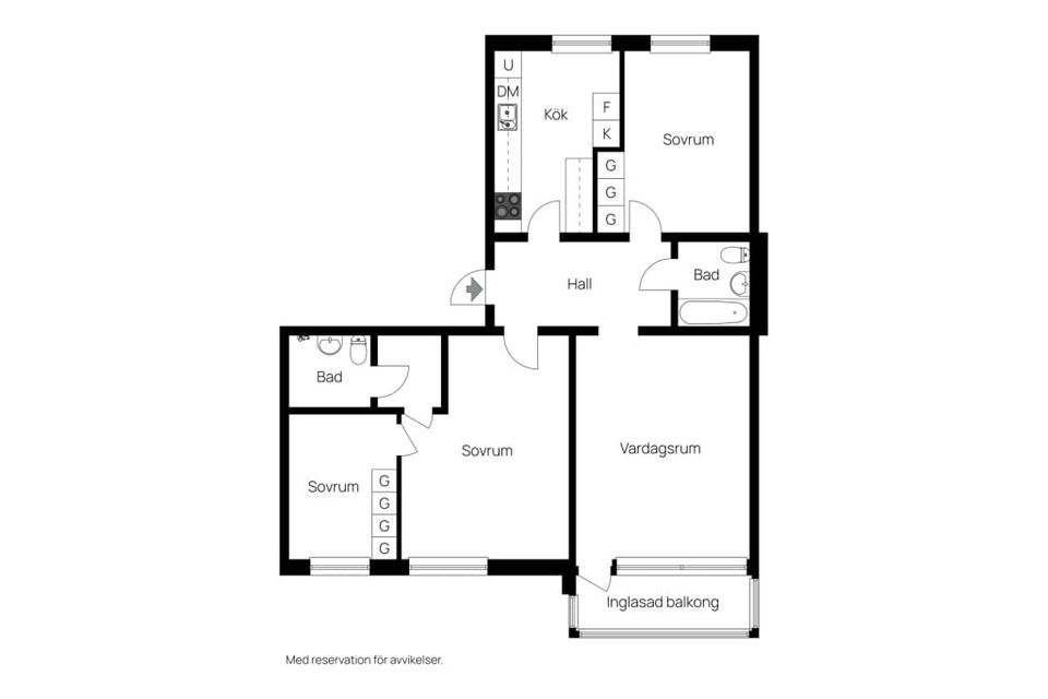 Bostadsrätt, Hesekillegatan 34, Centrum - Ripatorget, Trelleborg