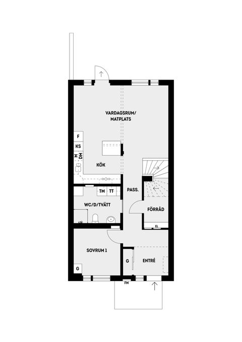 Radhus, Lövhagsvägen 23, Ullna Strand, Arninge, Täby