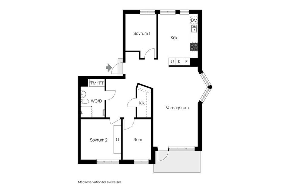 Bostadsrätt, Portalgatan 17, Kapellgärdet, Uppsala