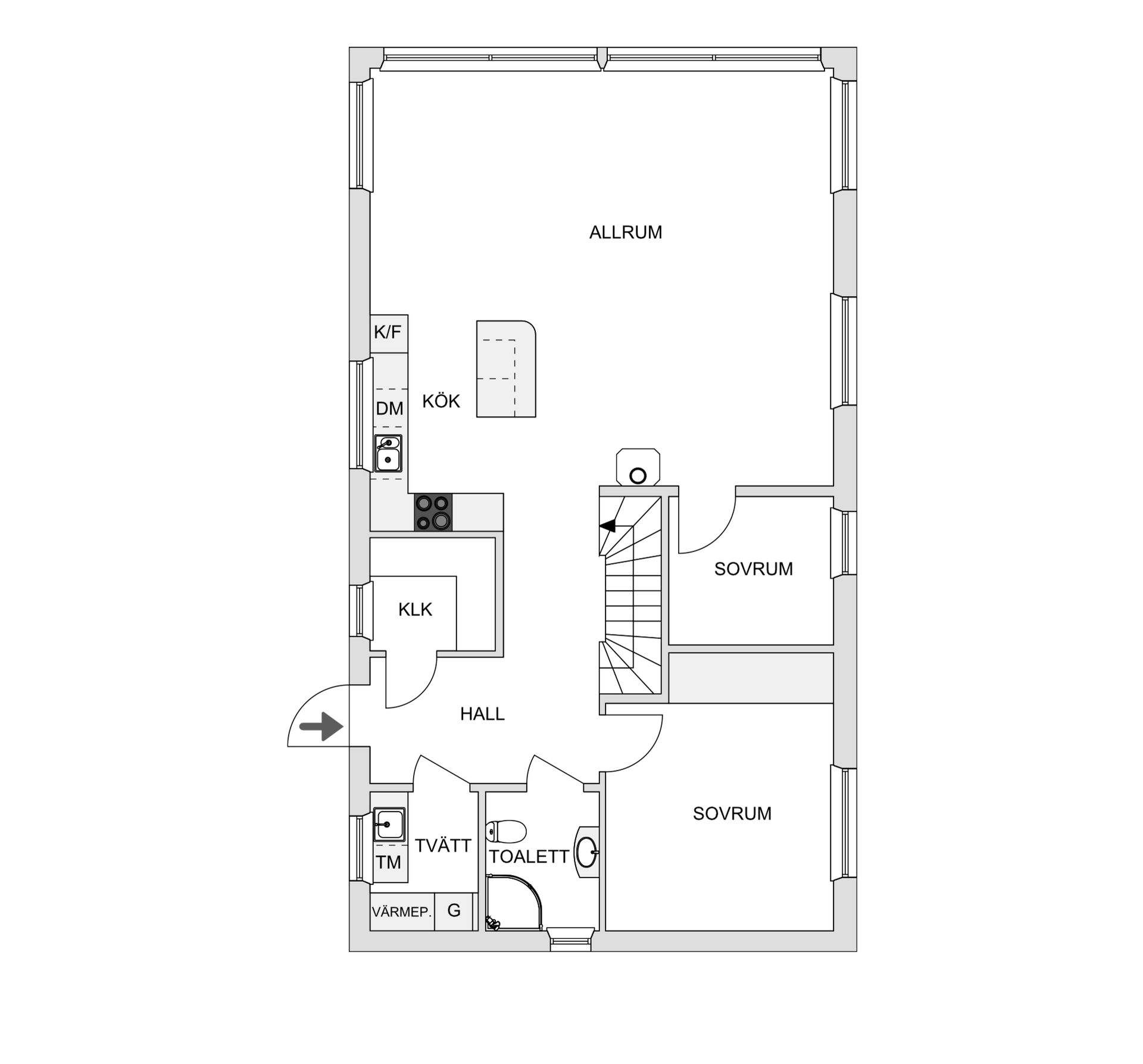 Villa, Boviksbadet 368, Boviken, Skellefteå