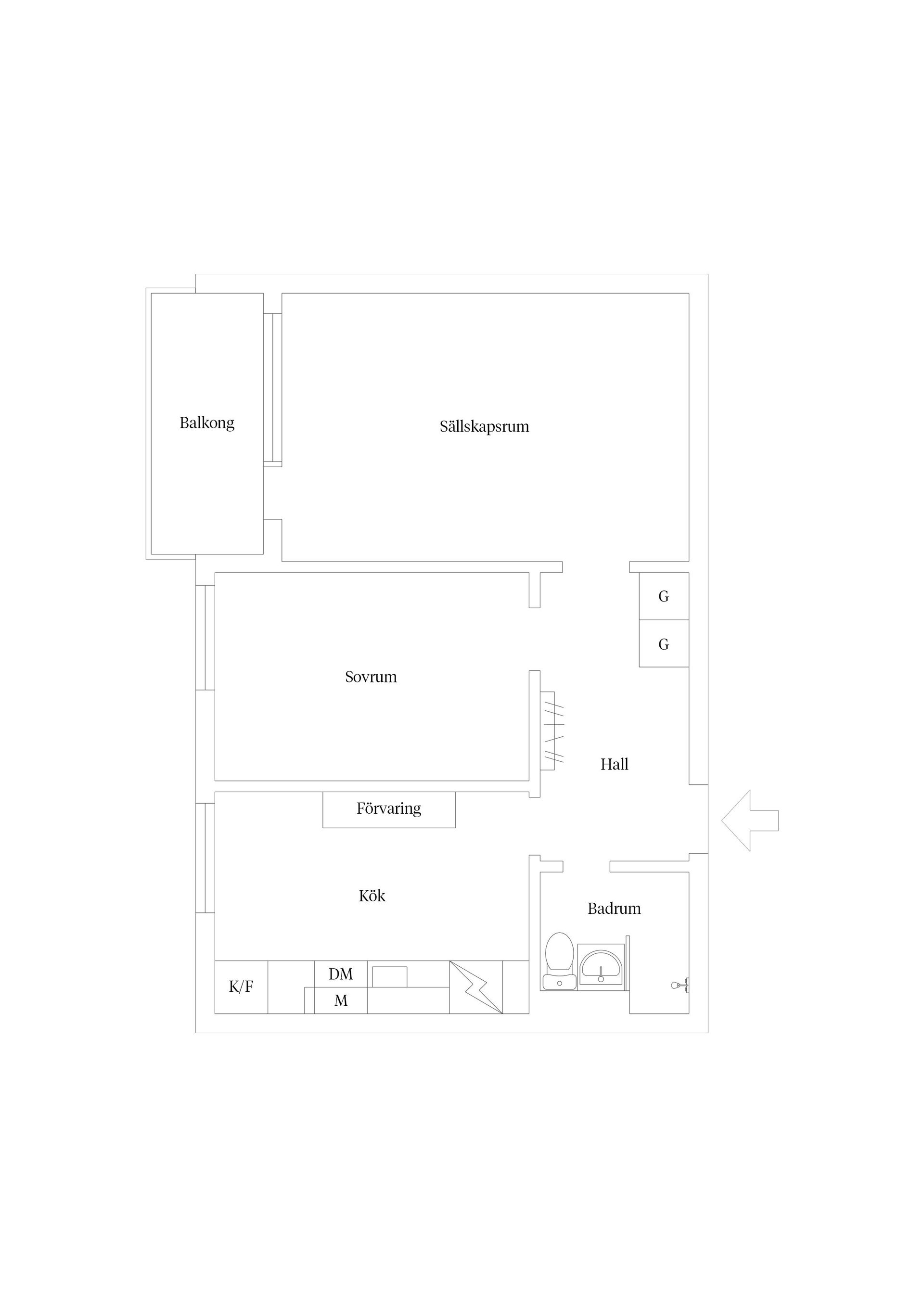 Bostadsrätt, Kilian Zollsgatan 21A, Ribersborg, Malmö