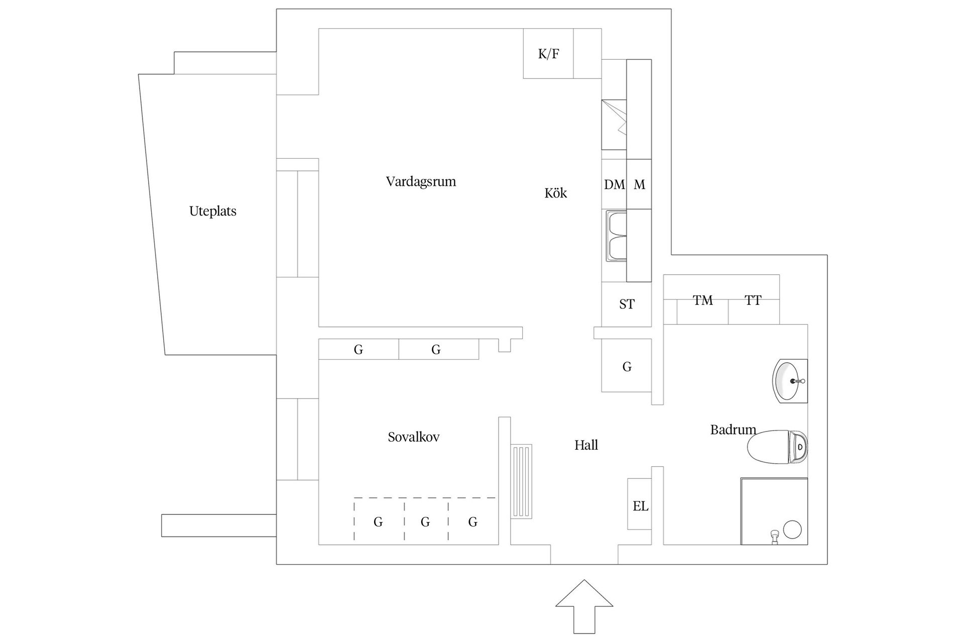 Bostadsrätt, Eketrägatan 12B, Centrala Hisingen, Göteborg