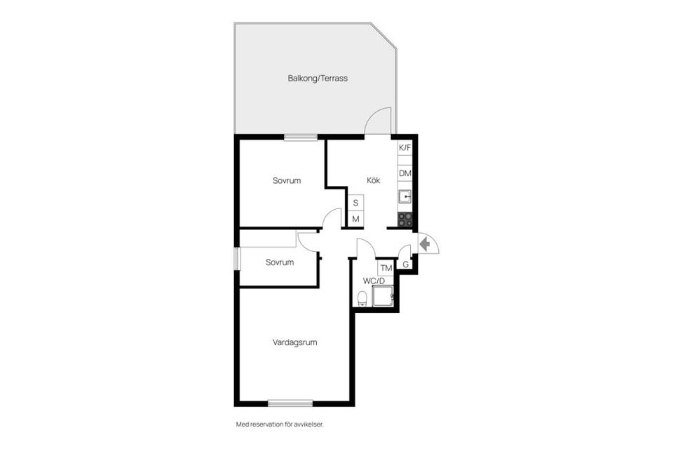 Bostadsrätt, Albrektsvägen 95, Klingsberg, Norrköping