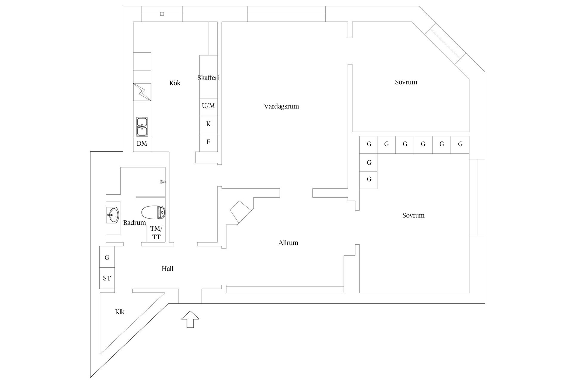 Bostadsrätt, Karl x gustavs gata 24A, Tågaborg, Helsingborg