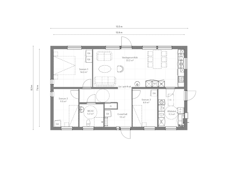 Villa, Pegasusvägen 4, Ludvigsborg, Hörby