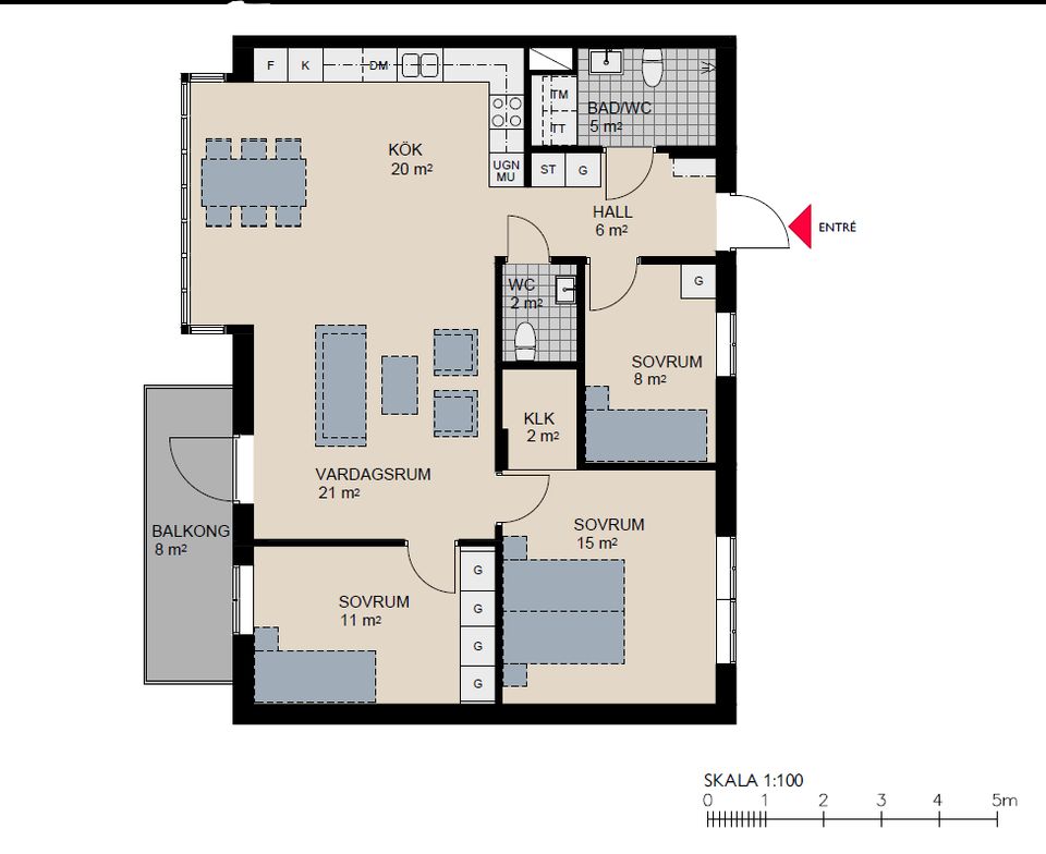 Bostadsrätt, Kyrkvägen 1D, Fjällbacka, Tanum