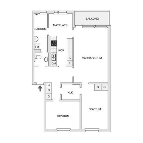 Bostadsrätt, Granitvägen 26B, 2 tr, Tyresö Centrum, Tyresö