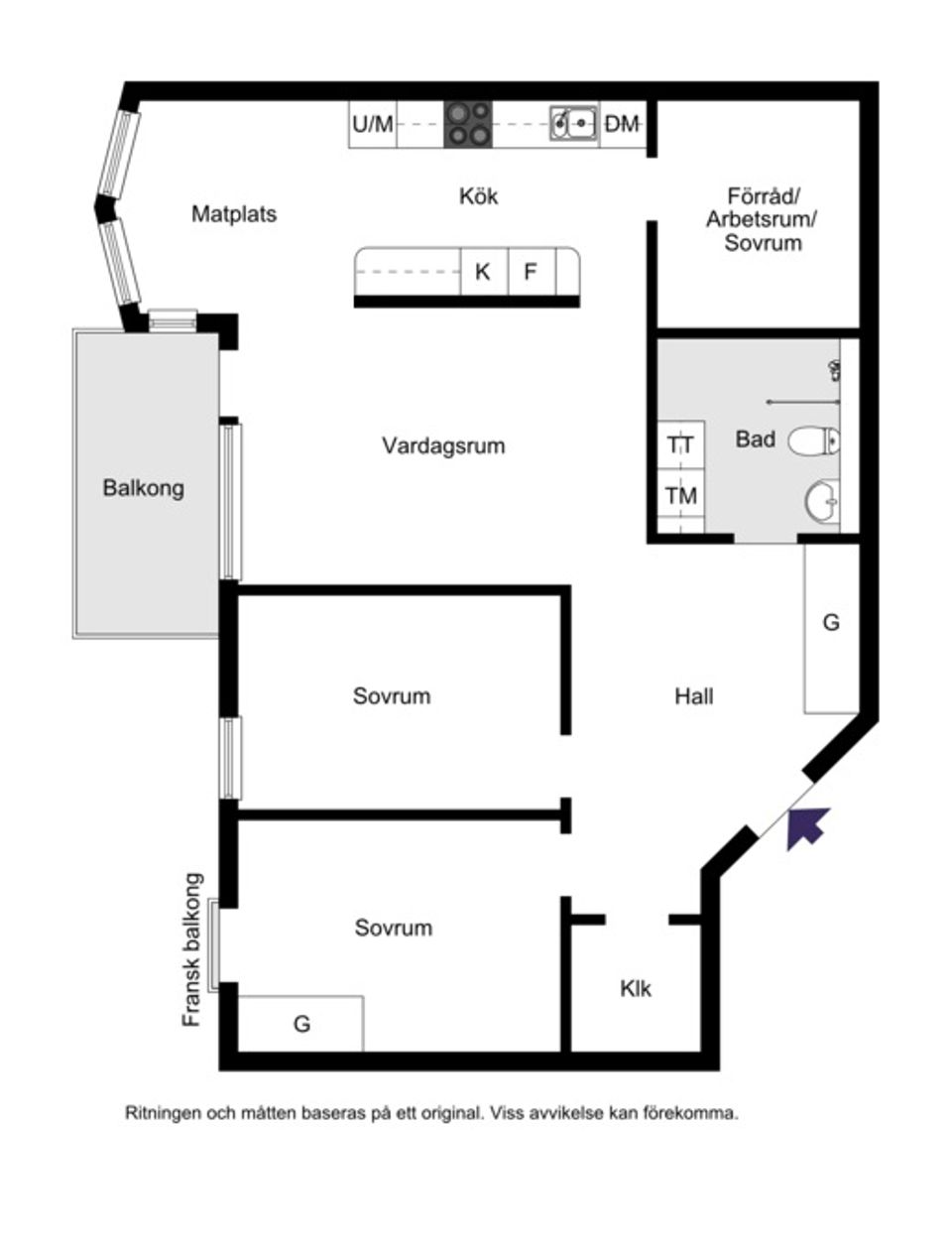 Bostadsrätt, Ormbergsvägen 12, Gröndal, Stockholm