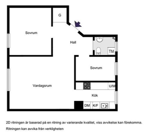 Bostadsrätt, Cedergrensvägen 47, Midsommarkransen/Telefonplan, Stockholm