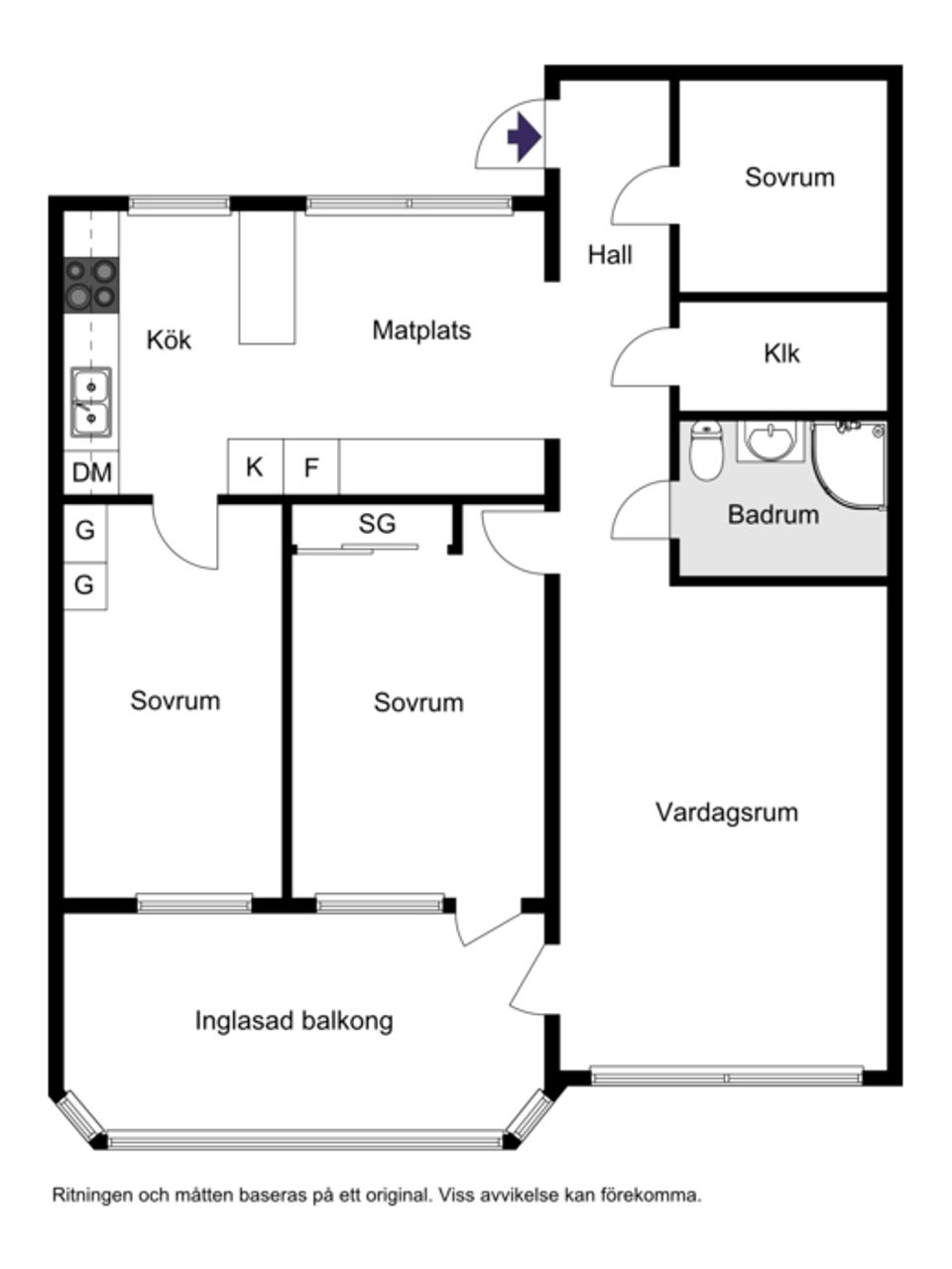 Bostadsrätt, Sockengatan 14B, Rosengården, Helsingborg