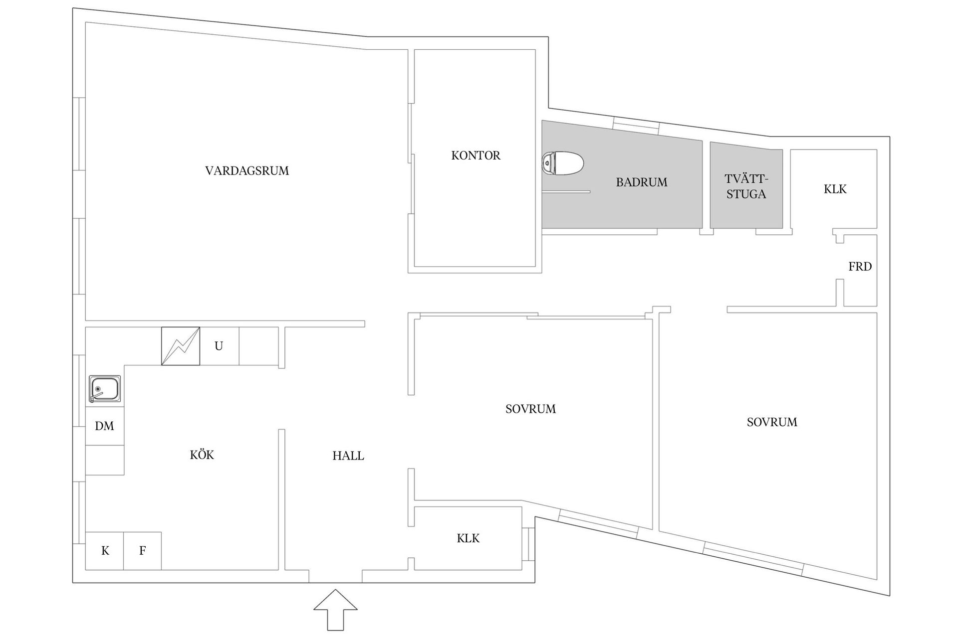 Bostadsrätt, Västra Vallgatan 8A, Centrala Ystad, Ystad