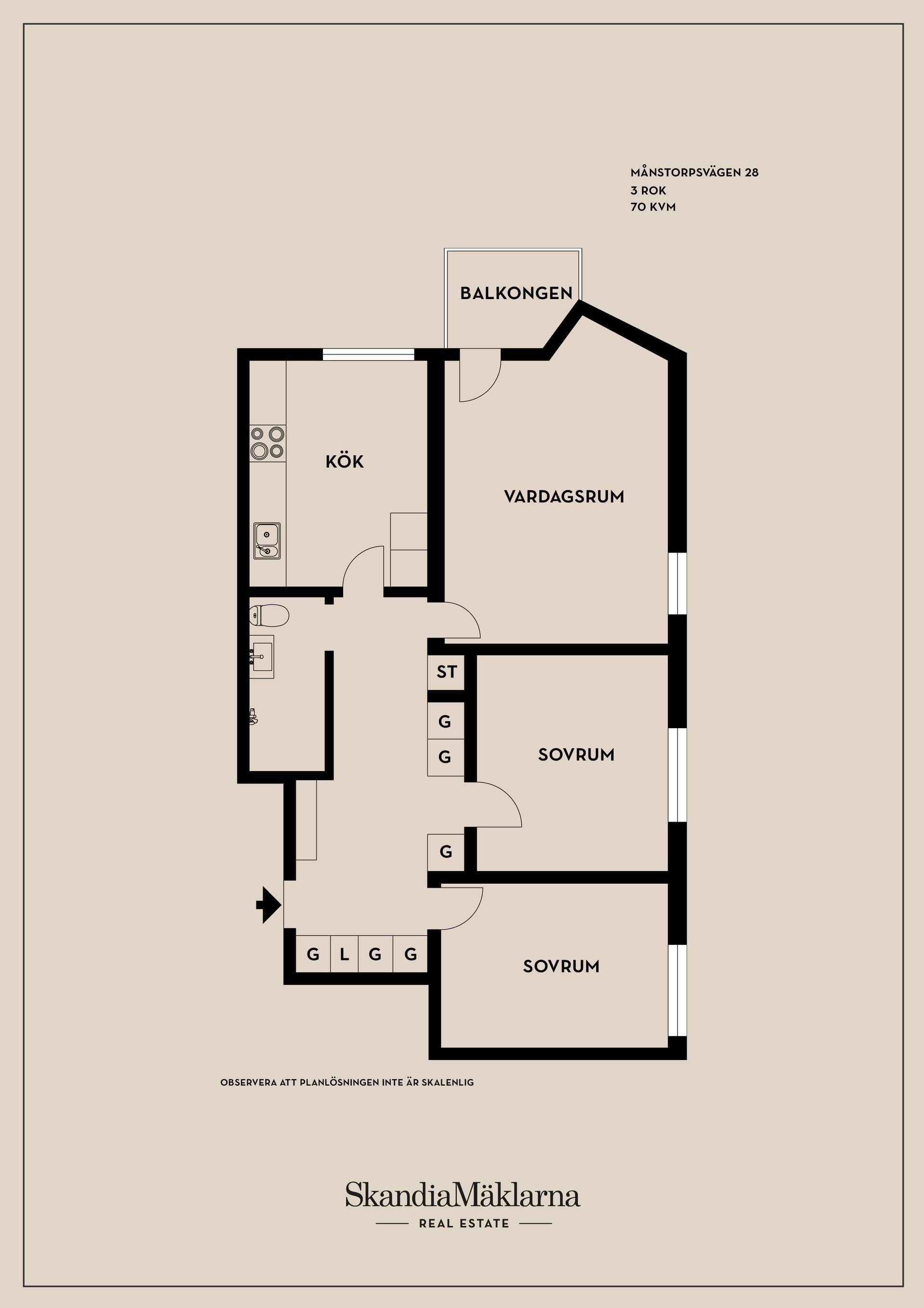 Bostadsrätt, Månstorpsvägen 28, Tullingeberg, Botkyrka