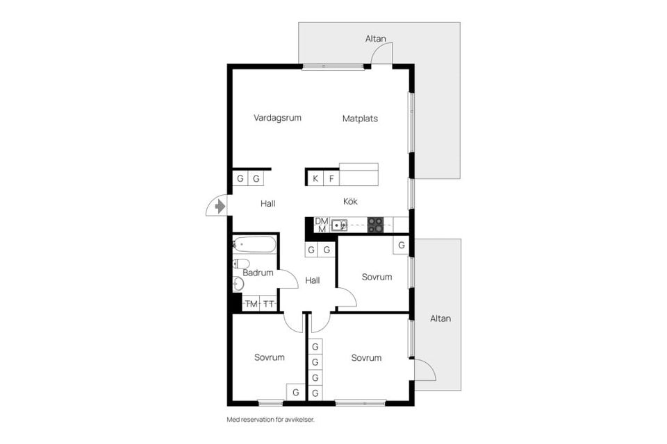 Bostadsrätt, Gulsparvvägen 26 B, Brittsbo, Östersund