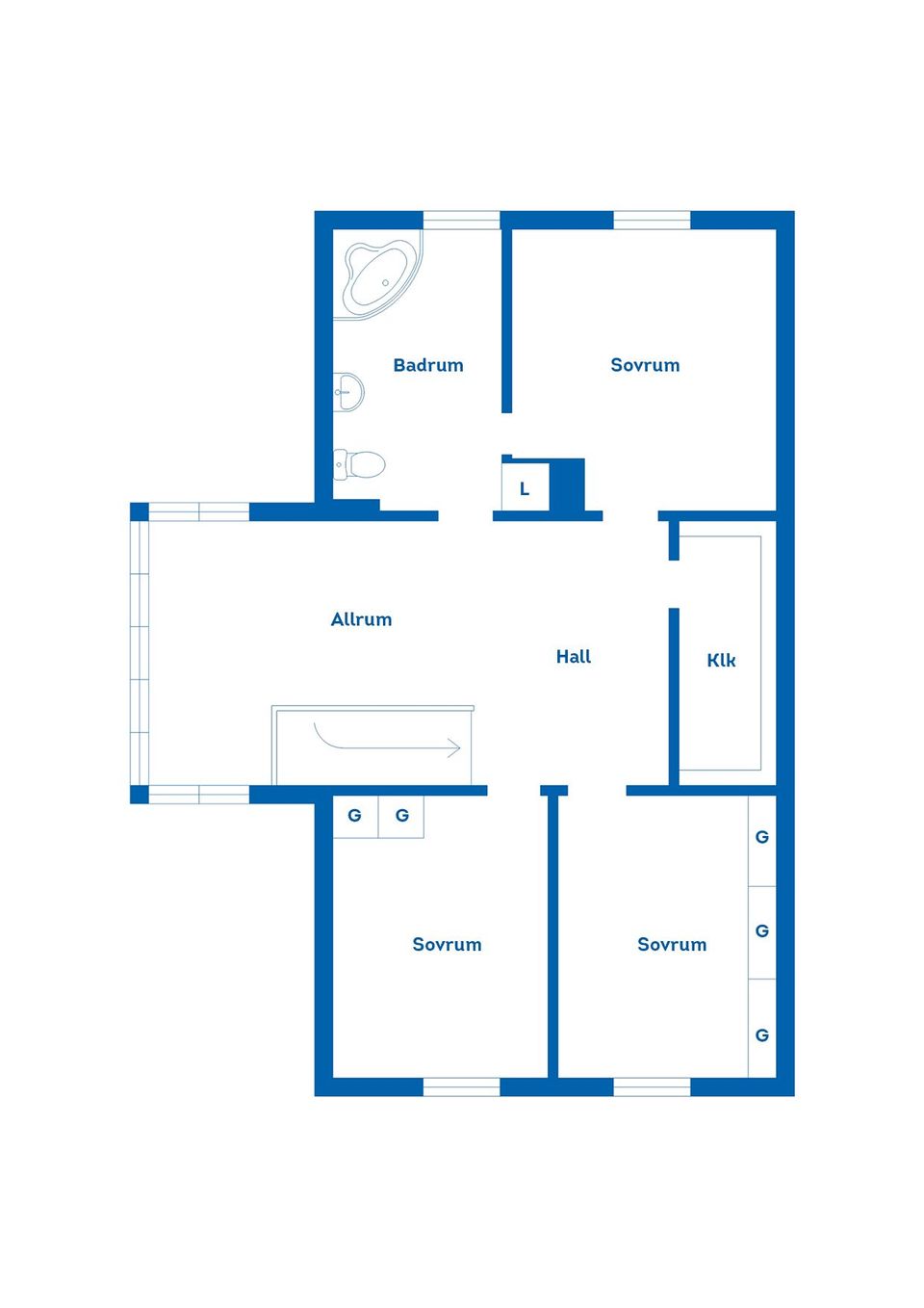 Villa, Bangårdsgatan 6, Hemsta, Gävle