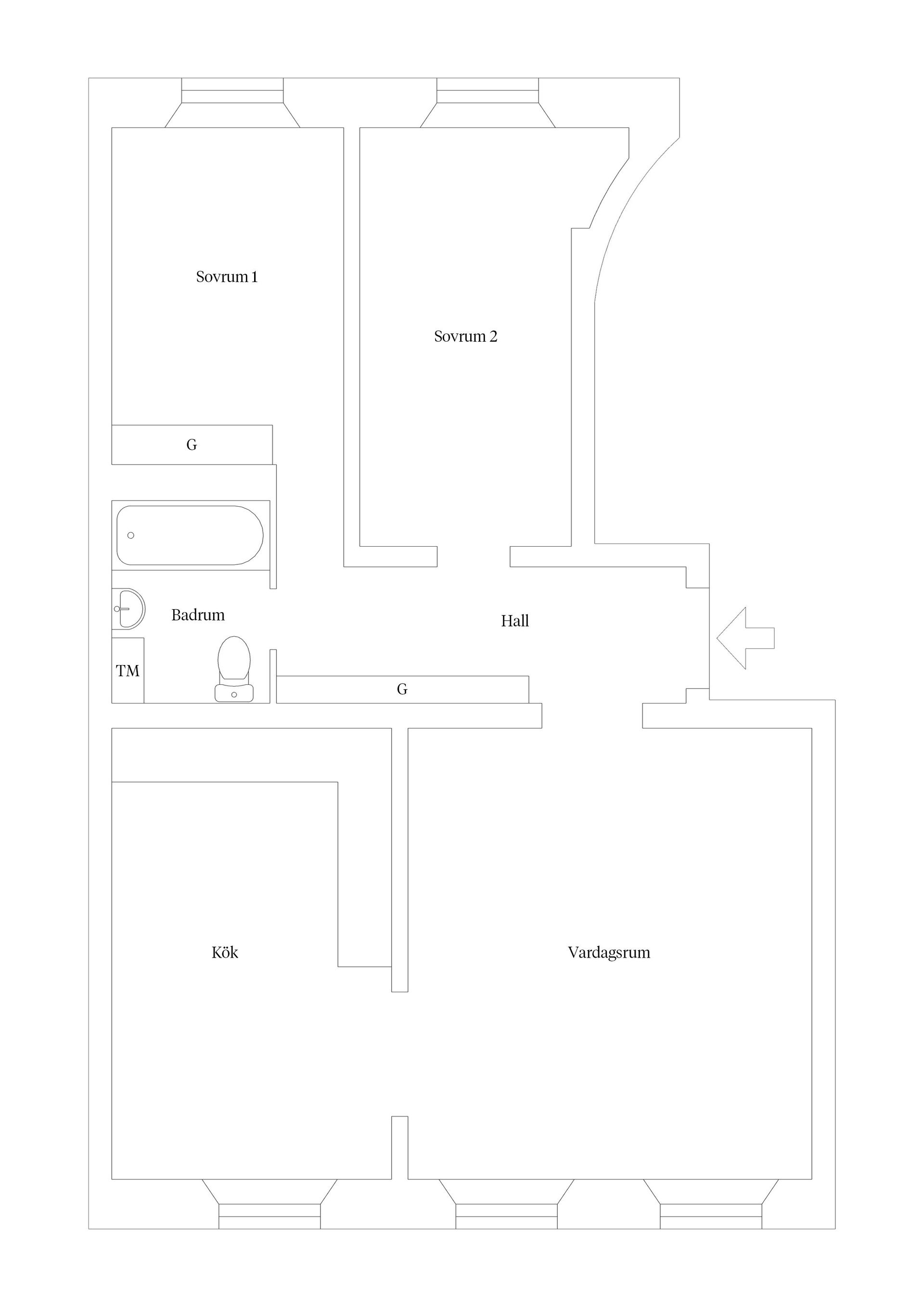Bostadsrätt, Dalagatan 26, 1 tr, Vasastan, Stockholm