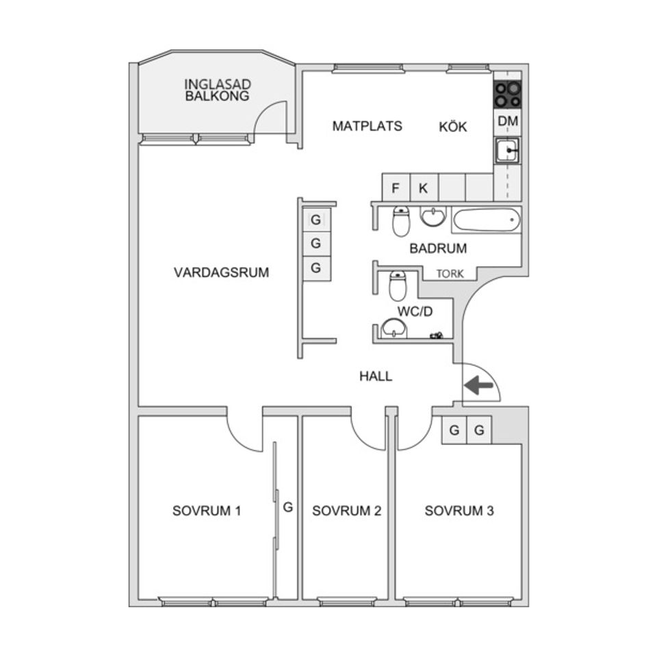 Bostadsrätt, Myggdalsvägen 52, Tyresö Centrum, Tyresö