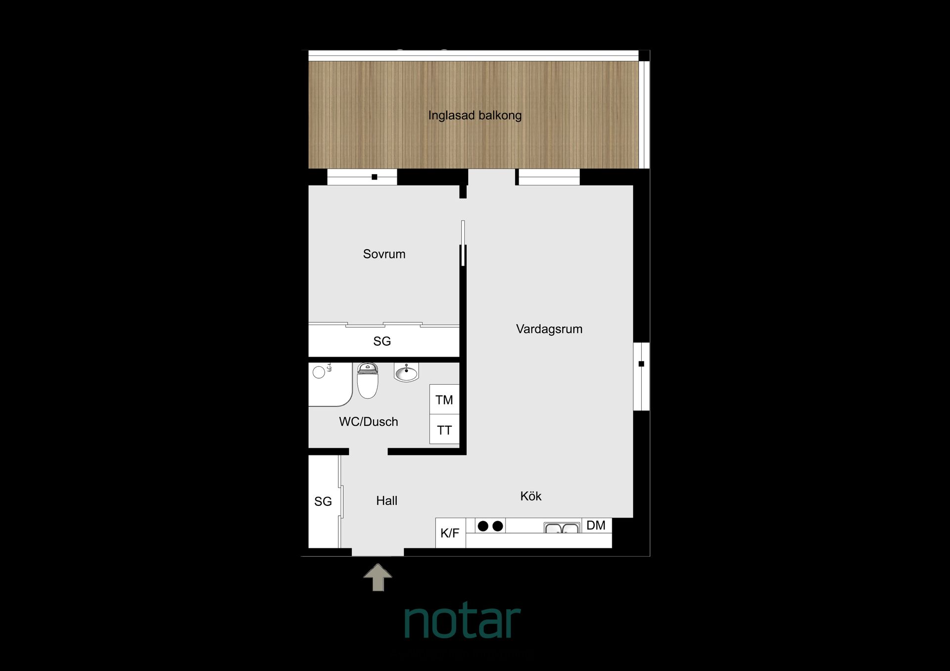 Bostadsrätt, Tellusgatan 2B, Kungsängen, Jönköping