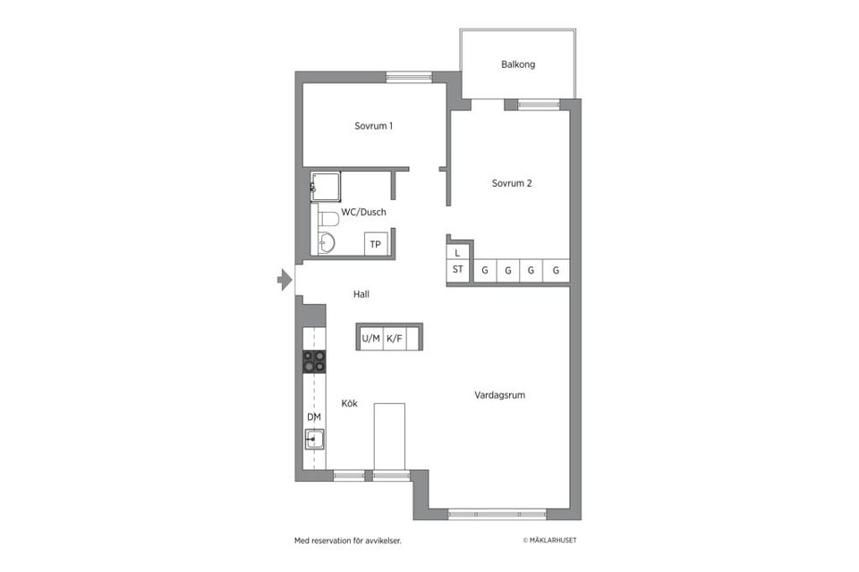 Bostadsrätt, Portalgatan 79, Kapellgärdet, Uppsala
