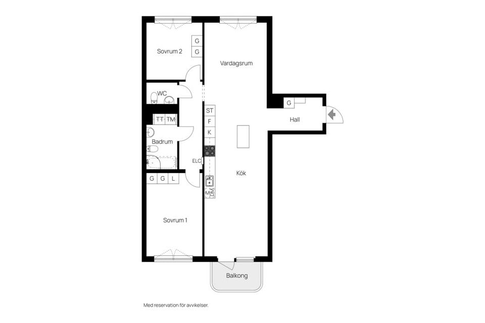 Bostadsrätt, Sigrids väg 29, 2 tr, Trädgårdsstaden, Upplands-Bro