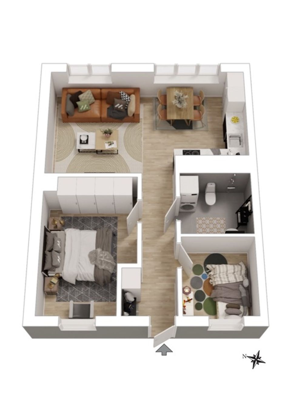 Bostadsrätt, Kansligränd 2, Kvarnbergsplan, Huddinge