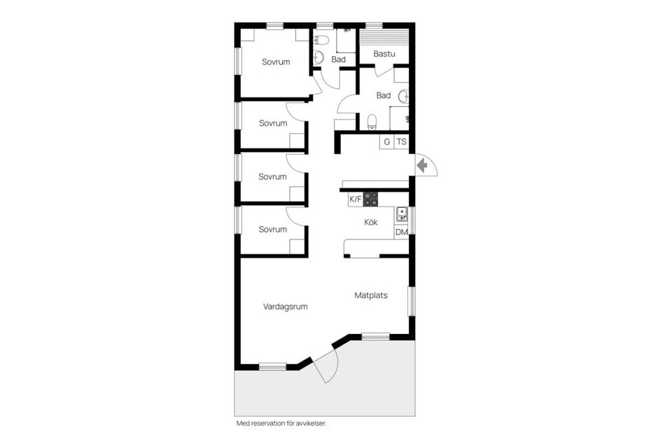 Bostadsrätt, Centrumvägen 2B, Klövsjö skidområde, Berg