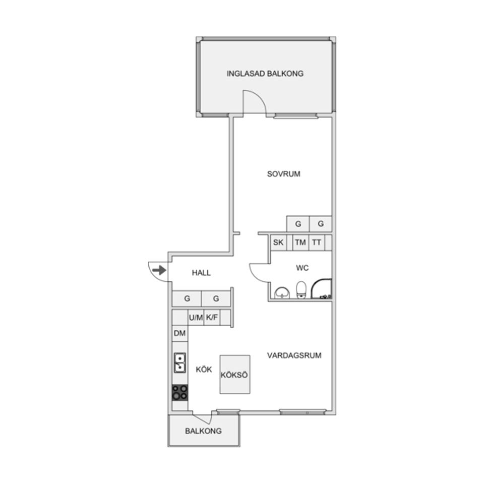 Bostadsrätt, Jöns Rundbäcks Plats 2, Centrala Hisingen Nya Kvillebäcken, Göteborg