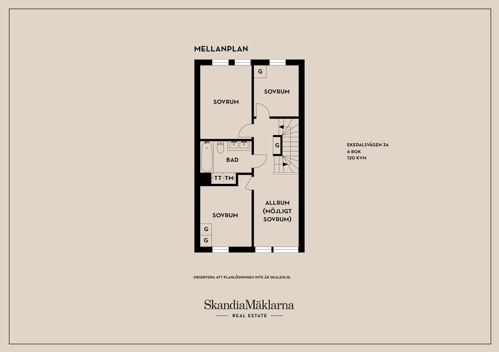 Radhus, Ekedalsvägen 3A, Centrala Huddinge, Huddinge