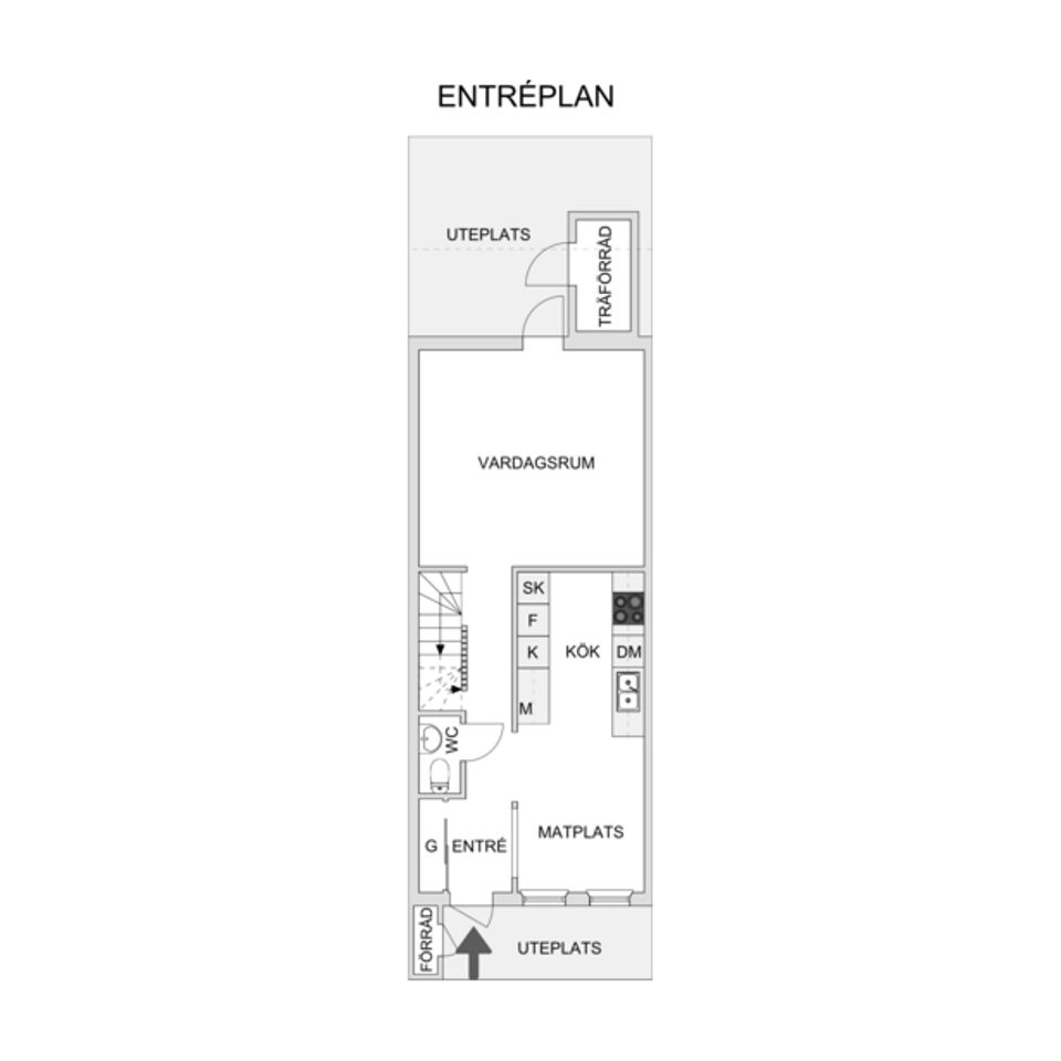 Bostadsrätt, Radhus, Trålargränd 13, Viksjö, Järfälla