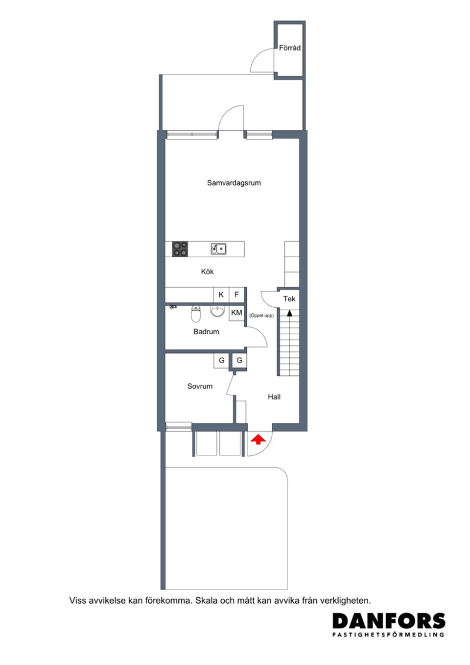 Bostadsrätt, Radhus, Heimdals väg 46B, Allarp, Laholm
