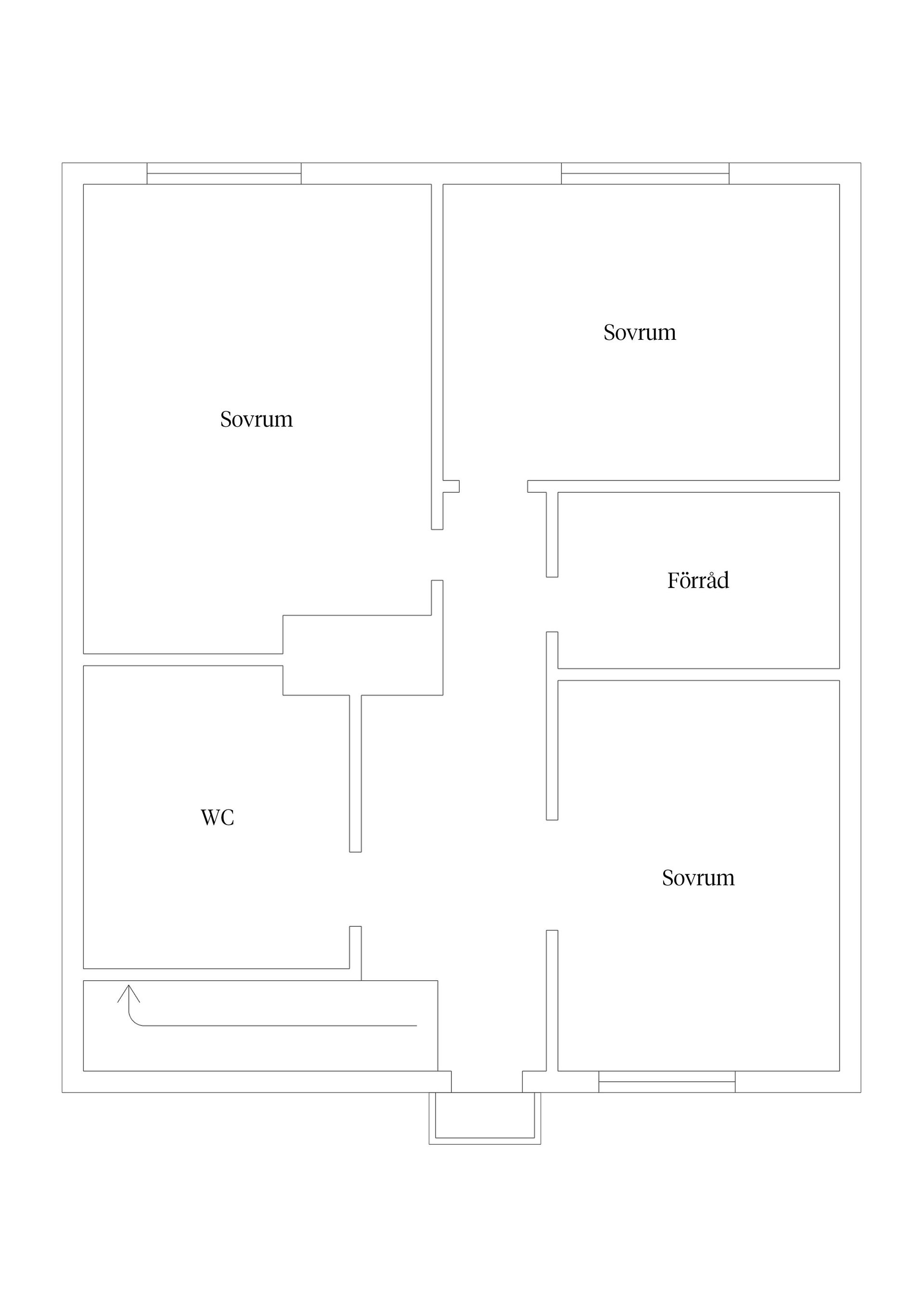 Villa, Skolallén 2, Centralt, Timrå