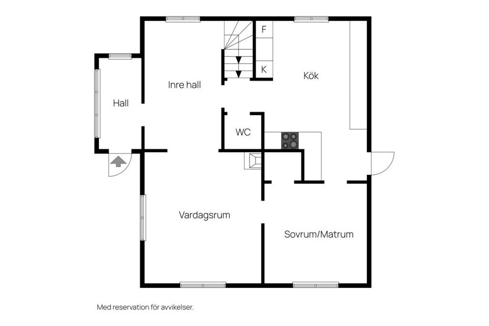 Villa, Längbrogatan 32, Centralt / Norr, Örebro