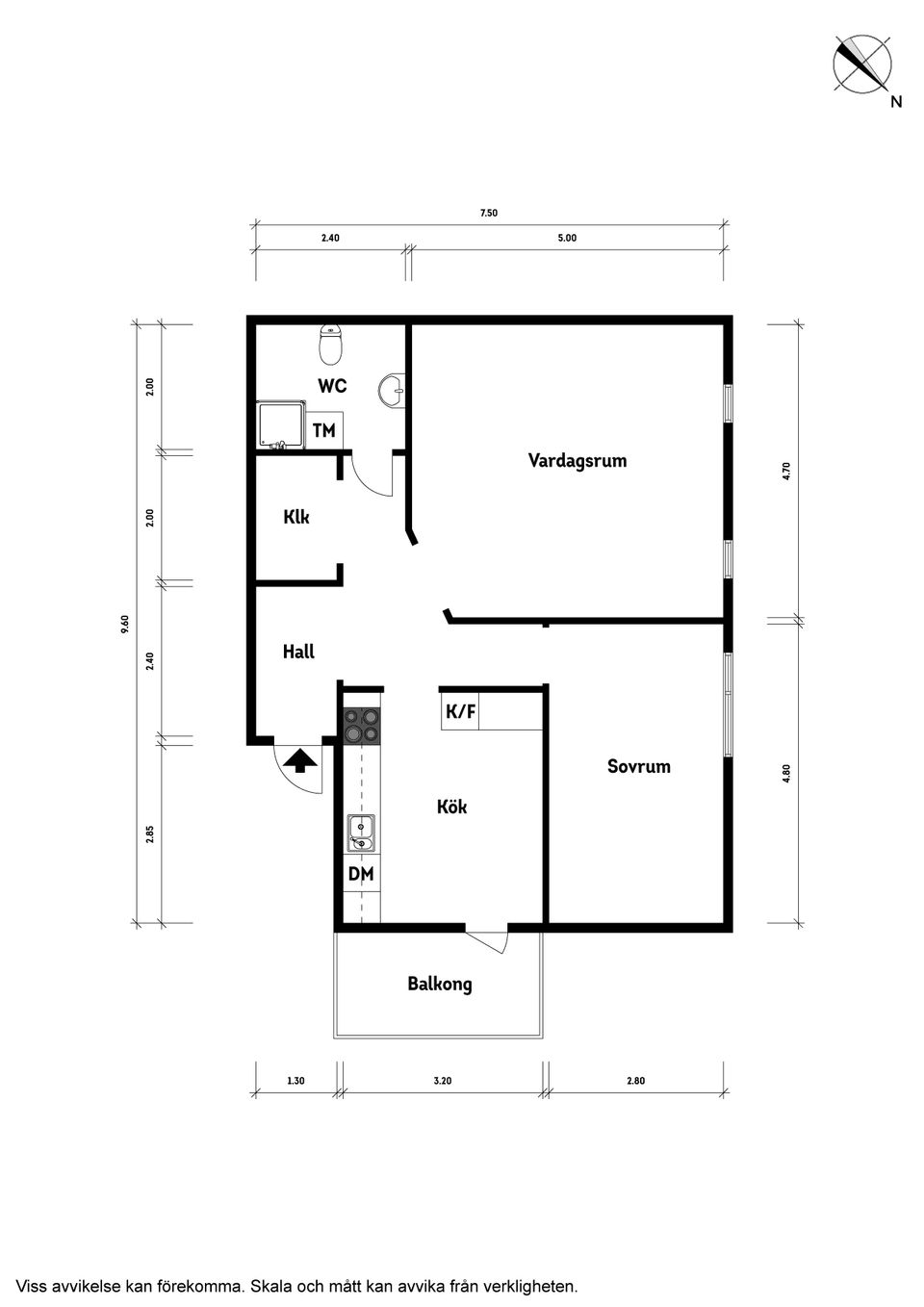 Bostadsrätt, Storgatan 2C, Kungsbacka innerstad, Kungsbacka