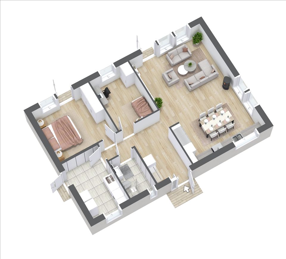 Villa, Bunkerstigen, Norrmjöle, Umeå