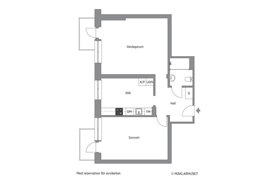 Bostadsrätt, Hjälmshultsgatan 15, Tågaborg, Helsingborg