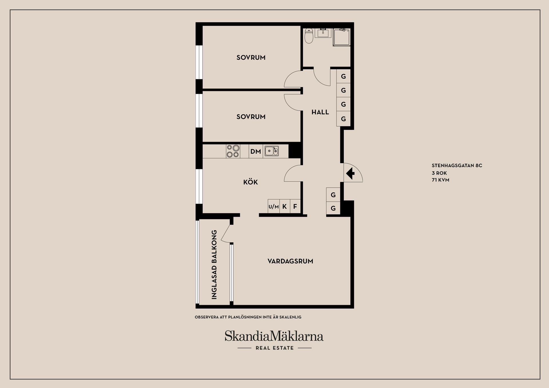 Bostadsrätt, Stenhagsgatan 8C, Våxnäs, Karlstad