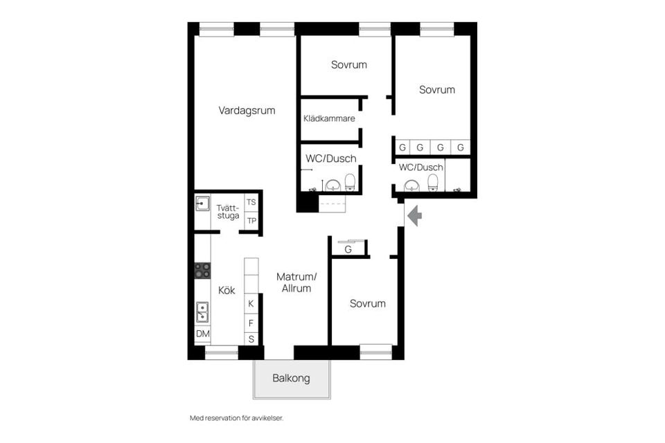 Bostadsrätt, Garvaregatan 14, Centralt, Norrköping