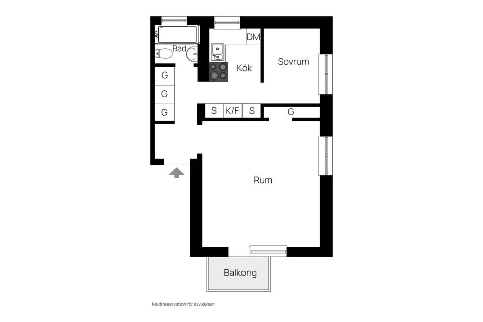 Bostadsrätt, Petrejusvägen 61, Hammarbyhöjden, Stockholm