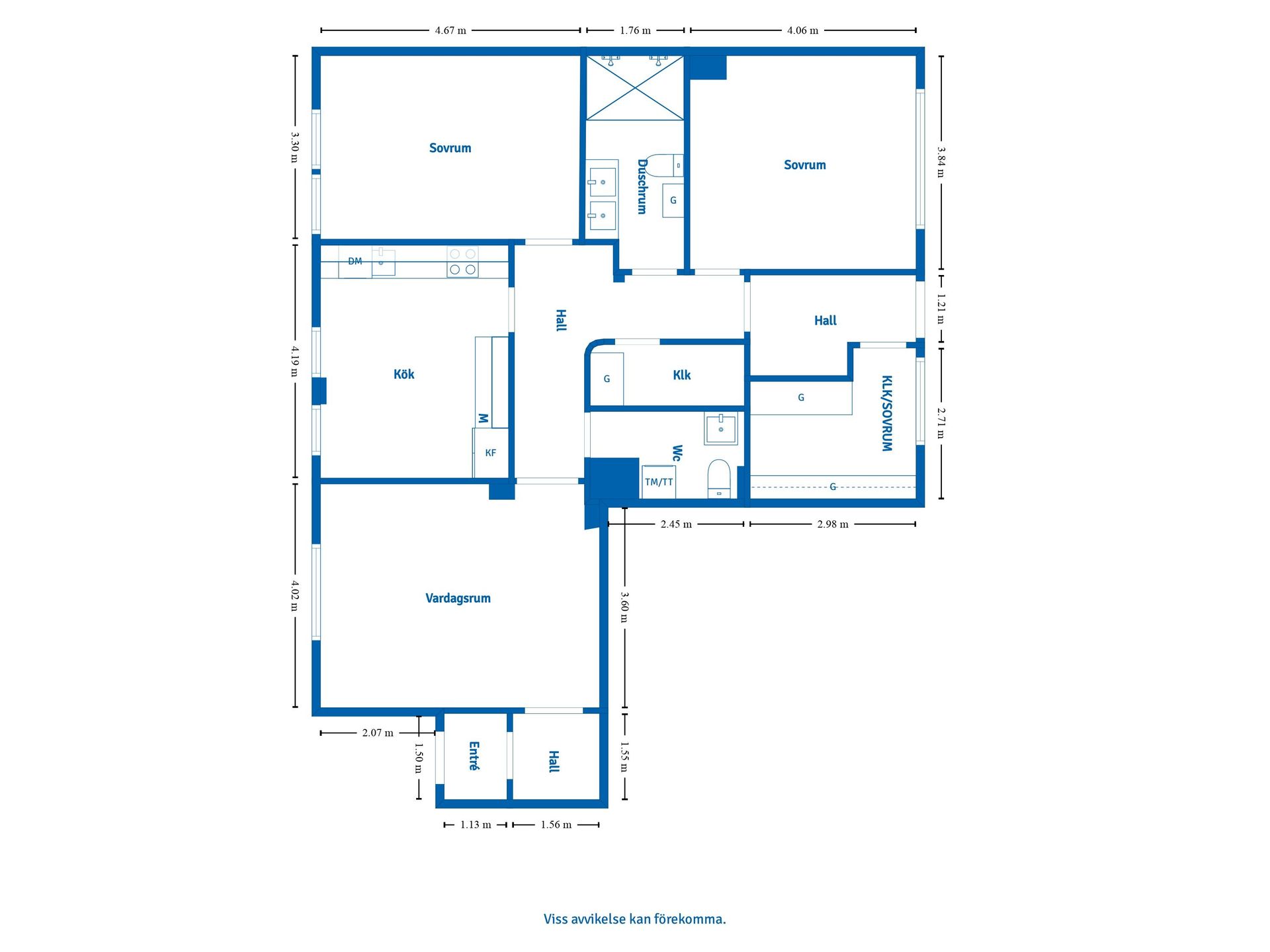 Bostadsrätt, Bispmotalagatan 18B, Centralt, Motala