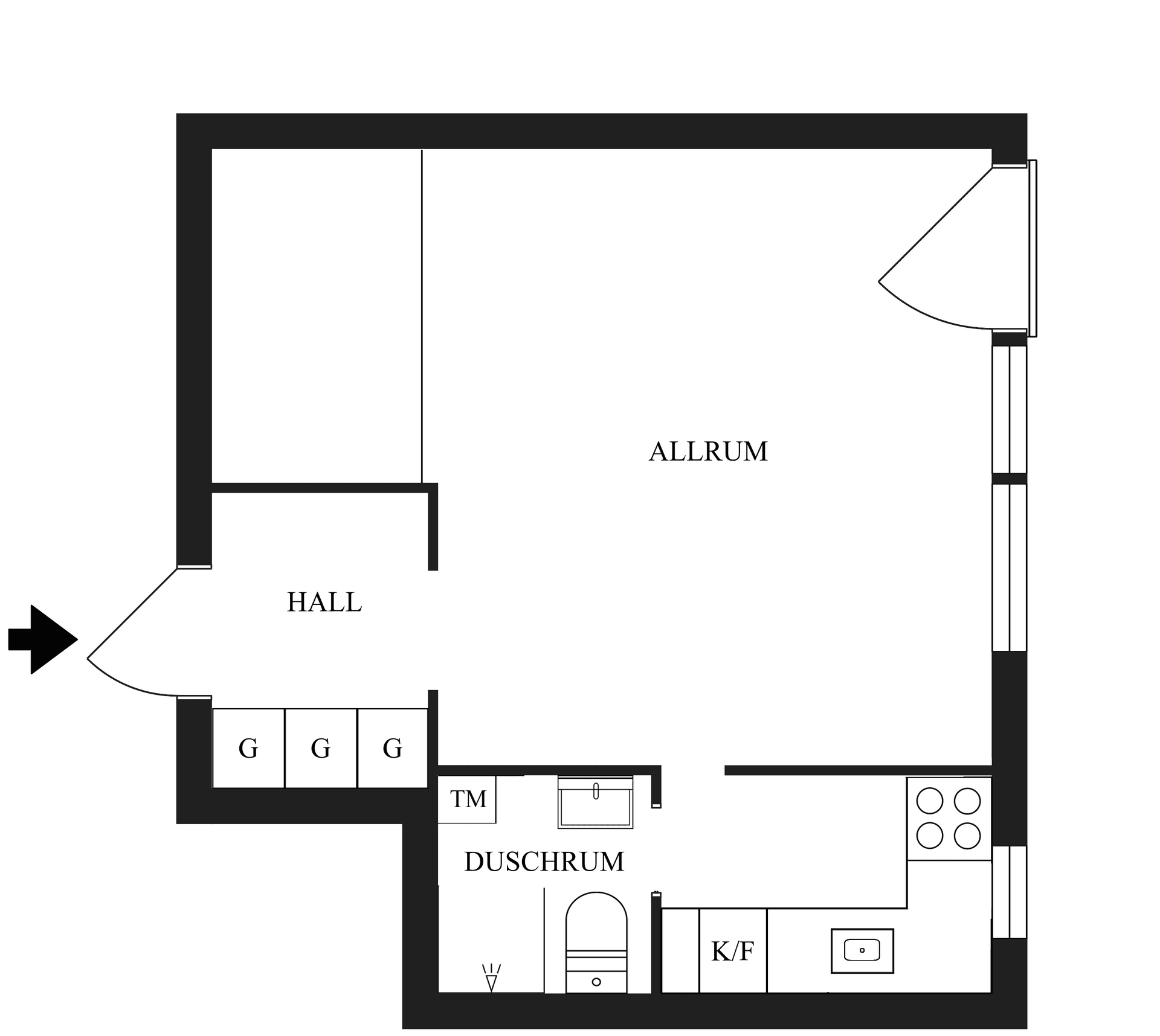 Bostadsrätt, Styrmansgatan 32, Centralt, Norrköping