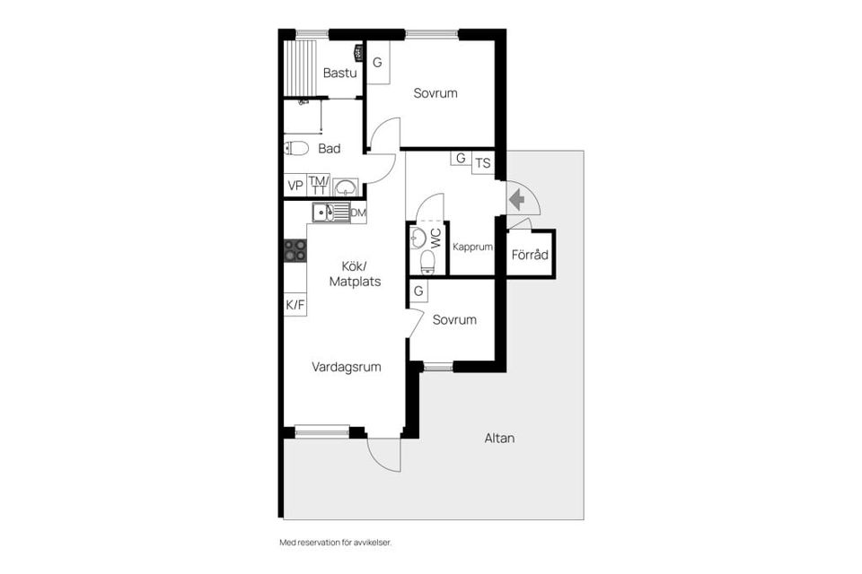 Radhus, Bo Johans Väg 4A, Storhogna, Berg