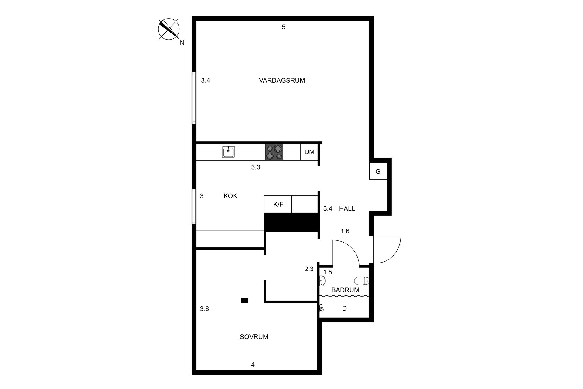 Bostadsrätt, Bangatan 22, Mariero, Vänersborg