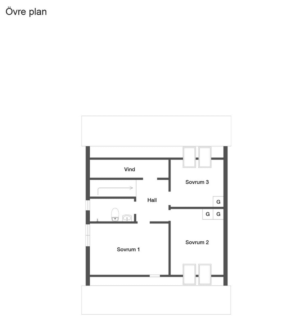 Radhus, Lillängsvägen 7, Ekeby, Eskilstuna