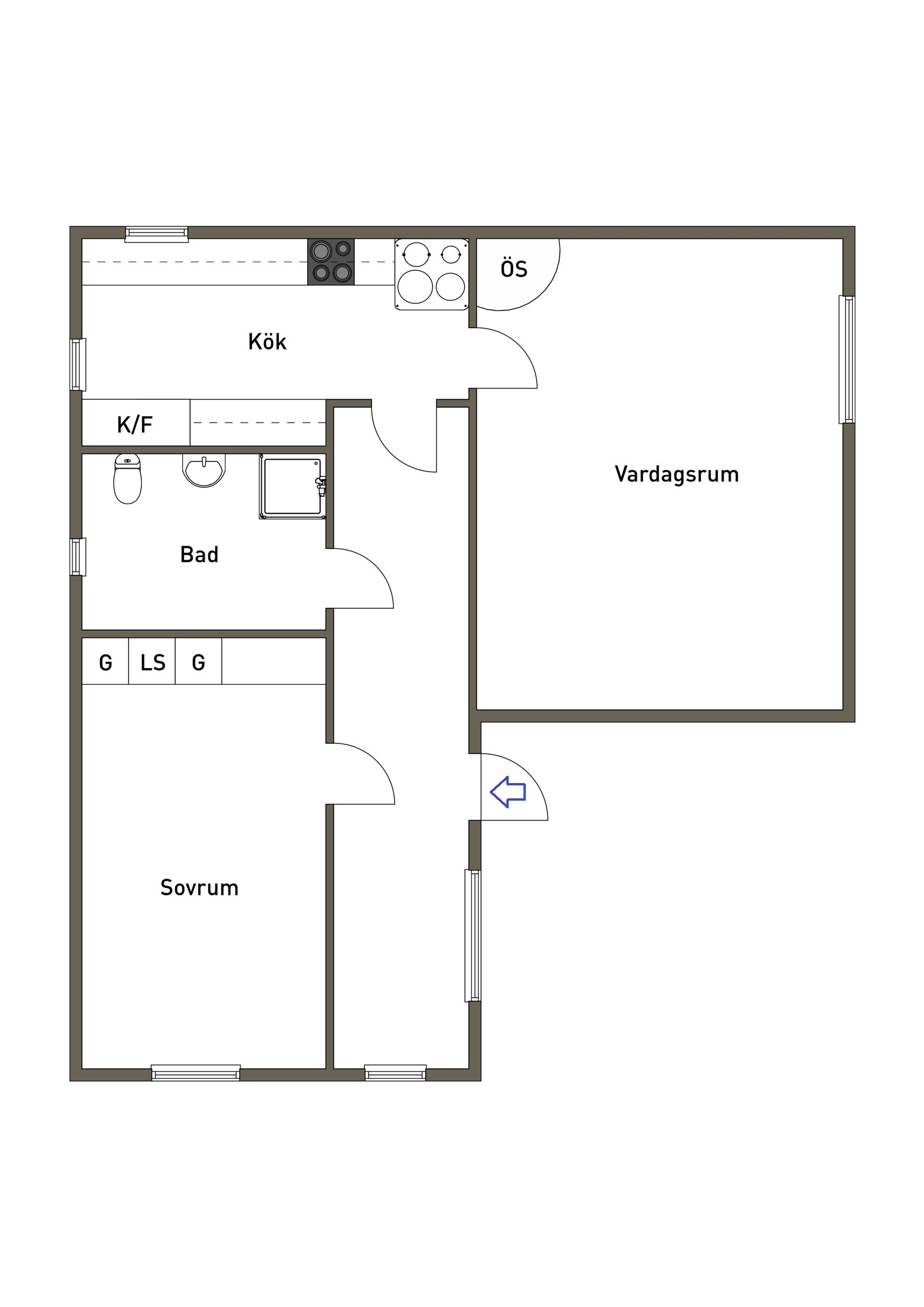 Villa, Flaxan 43, Flaxan, Säter