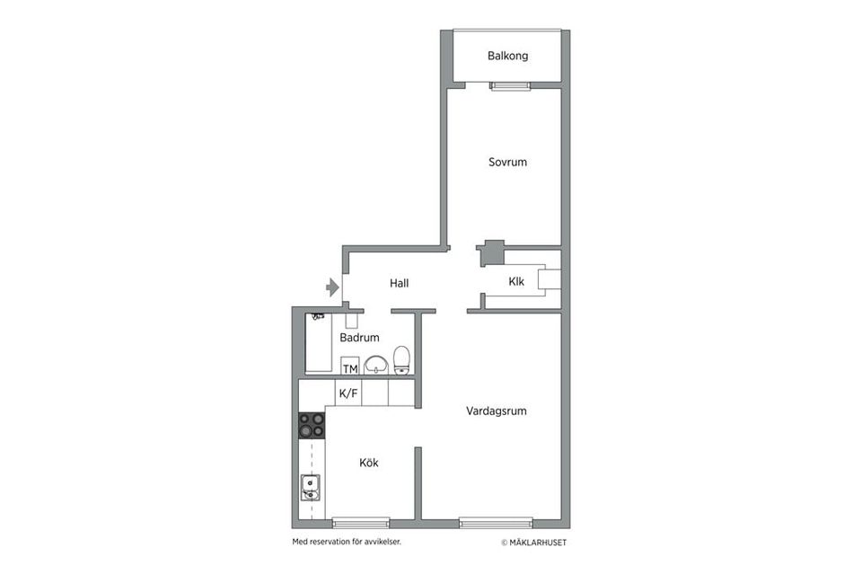 Bostadsrätt, Gröna Vägen 46 A, Vallsängen, Skövde