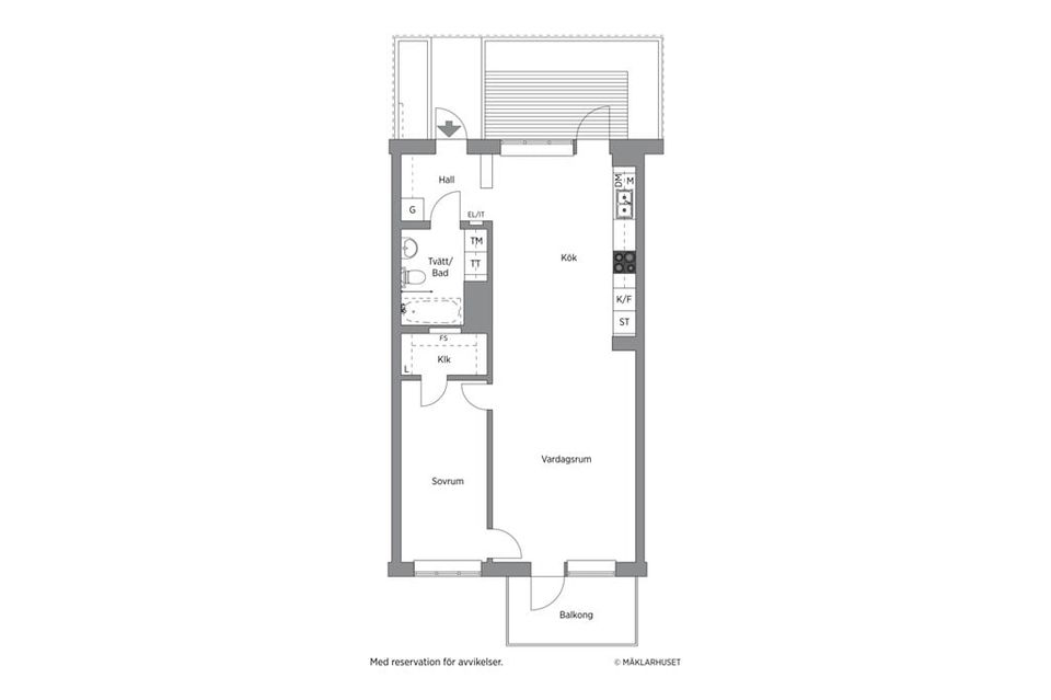 Bostadsrätt, Lägerhöjdsgatan 9B, Centrala Vaxholm, Vaxholm