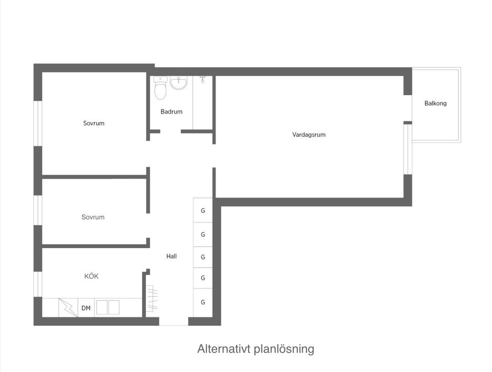 Bostadsrätt, Trädgårdsgatan 8B, Lilla Alby, Sundbyberg