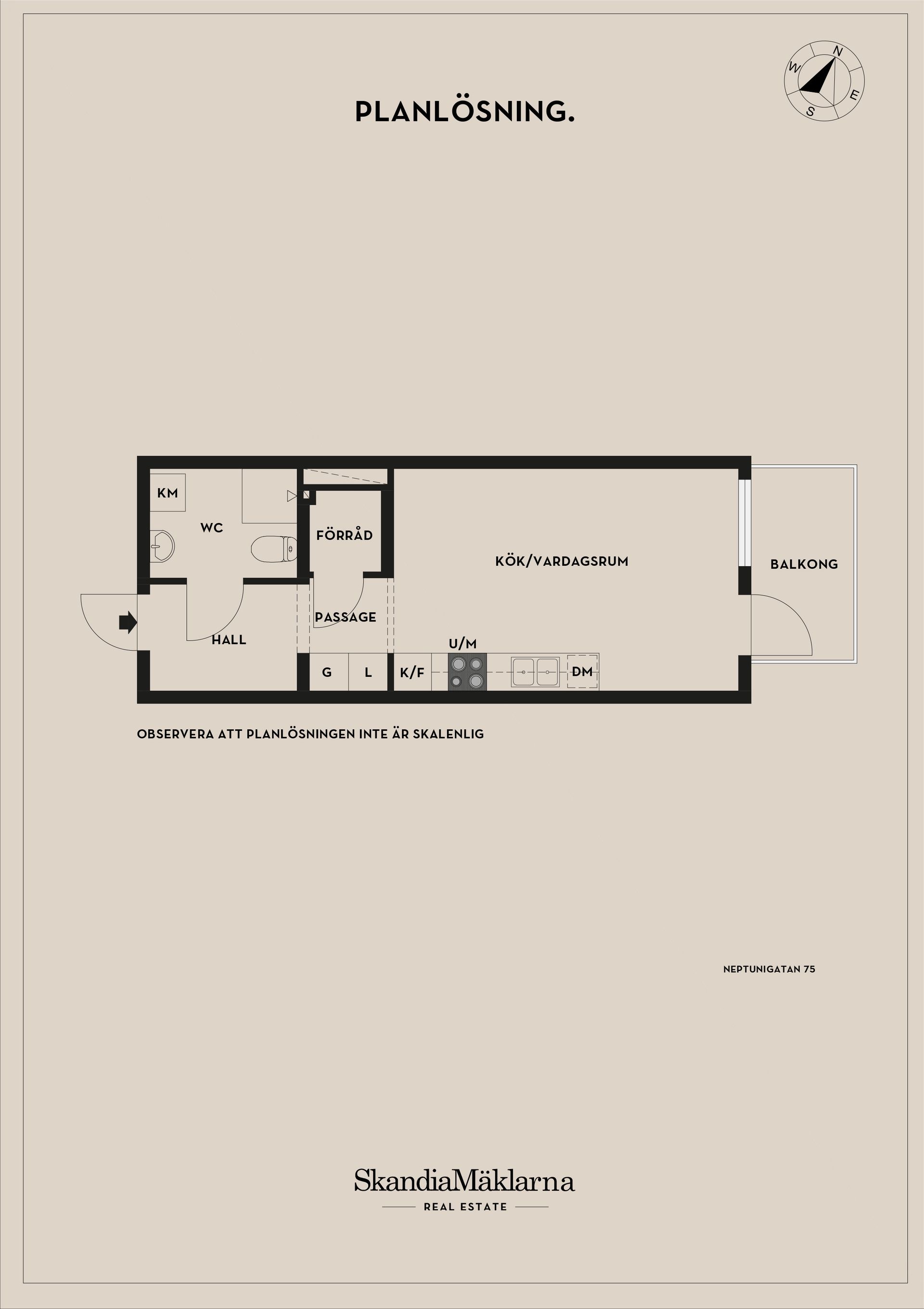 Bostadsrätt, Neptunigatan 75, Varvsstaden, Malmö